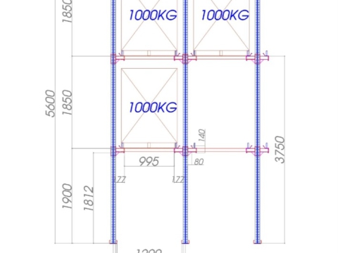 RACK KỆ 5600mm