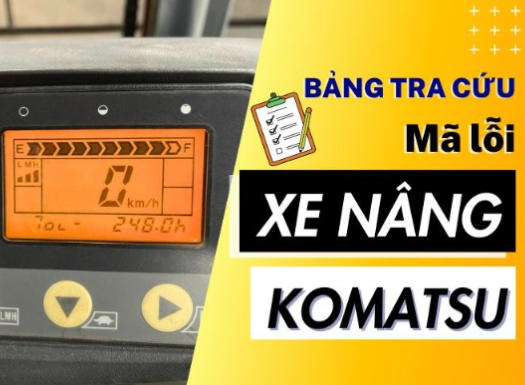 Tổng Hợp Các Mã Lỗi Xe Nâng Điện KOMATSU FB15-12 & KOMATSU FB15M-12
