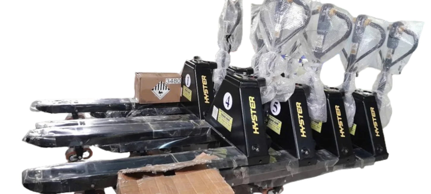 XE NÂNG ĐIỆN HYSTER PC1.5 VÀ BÌNH DƯ PHÒNG