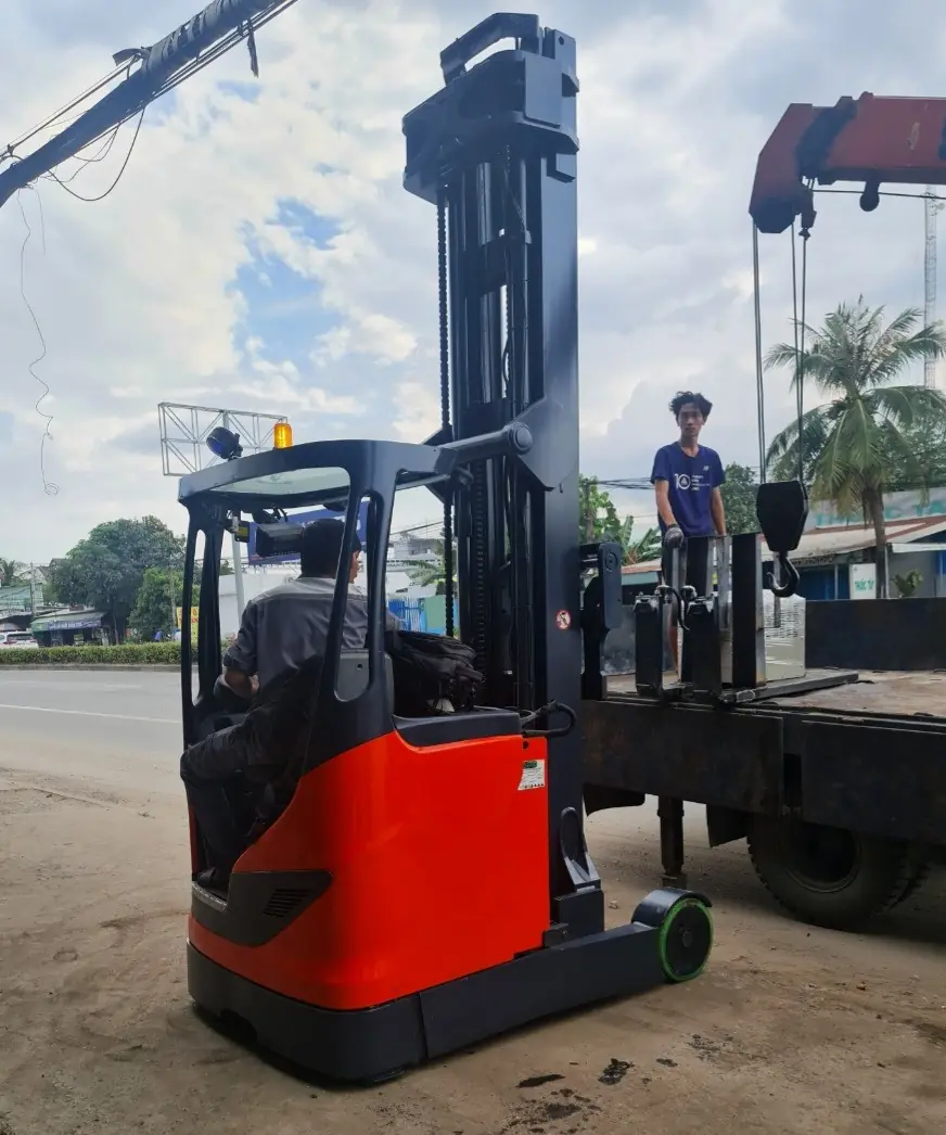 XE RT LINDE R20HD-01, KHUNG CAO 9500MM